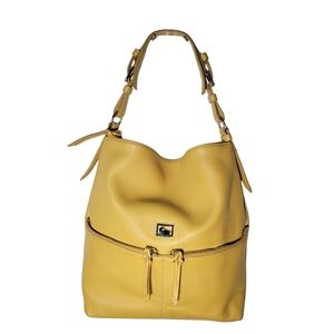 Dooney & Bourke yellow hobo bag